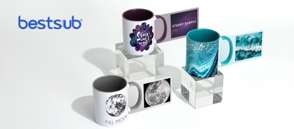 Meet BestSub New 11 oz Inner & Handle Color Ceramic Mugs