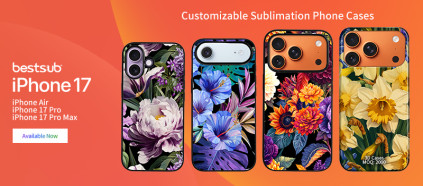 Customizable Sublimation Phone Cases for iPhone 17, Air, Pro, or Pro Max
