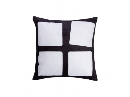 Sublimation 4 Panel Plush Pillow Cover (40*40cm/15.75&quot;x15.75&quot;)