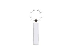 Porta-Chaves Dupla Face com Insert 1.3x6.3cm-Prateado