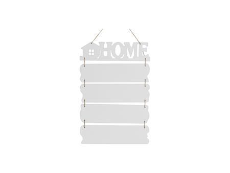5 Piezas Madera MDF HOME Señales Colgantes (Rectángulo)