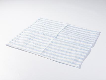Sublimation Blanks Linen Table Mat(40*45cm, Beige and Light Blue Stripe)