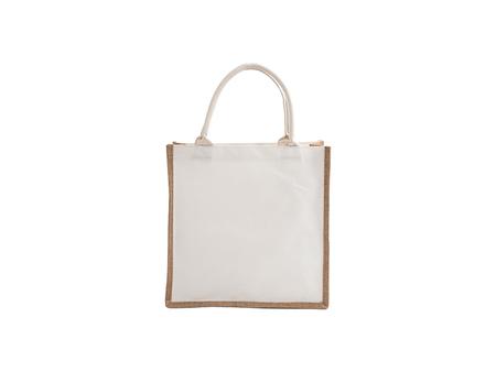 Bolsa de compras de lona de lino DTF (32 * 32 * 12 cm)