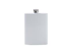 8oz White Sublimation Stainless Steel Flask