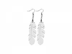 Sublimation Hardboard Earring (Feather Shape)