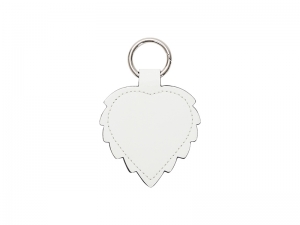 Sublimation Blanks PU Handbag Magnetic Hat Clip(7.3*10.8cm,leaf shape)