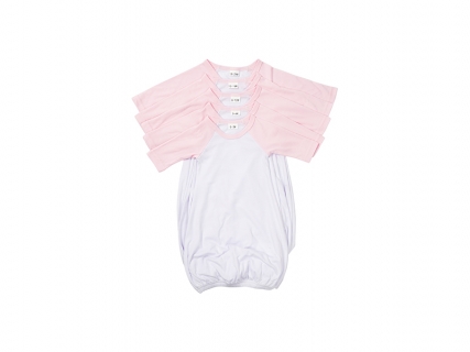 Pijama Bebê Manga Comprida Raglã Tamanho M (Rosa,3-6M)