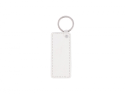 Sublimation PU Leather Key Chain (Rectangular)