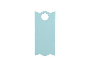 Engraving Blanks Rectangle Silicone Name Tag for 30oz Stanley Tumbler (3.3*7.3*0.3cm,Light Blue)