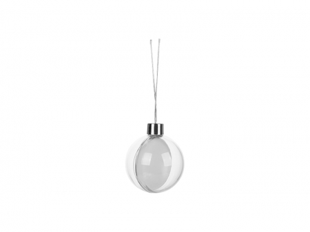 Sublimation Hanging Plastic Ball Ornament (φ8.5cm)