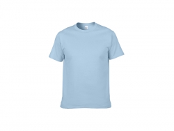 Camiseta Algodão-Azul Claro