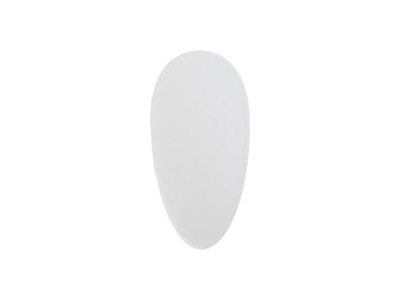 Lima de pie de vidrio sublimación con cubierta de PVC (forma de huevo, 5 * 10 cm)