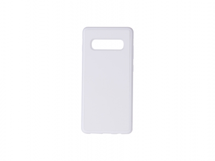 Sublimation Samsung S10 Plus Cover (Rubber, White)