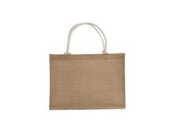 Saco de compras em linho DTF (24 x 34 x 12 cm)