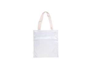 Sublimation Glitter Tote Bag(34*37cm, White)