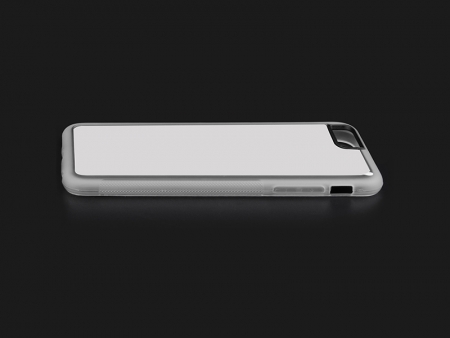 Carcasa 2D iPhone 7 (Goma, Transparente)