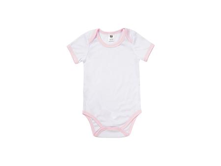 Baby Onesie Short Sleeve XL(Pink Edge,12-18M)