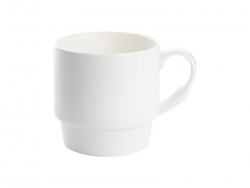 Sublimation 10oz Stackable Bone China Coffee Mug