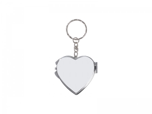 Sublimation Keychain Mirror(Heart)