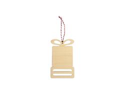 Porta-cédulas em contraplacado para sublimação (9,5 x 15,7 x 0,4 cm, formato de caixa de oferta)