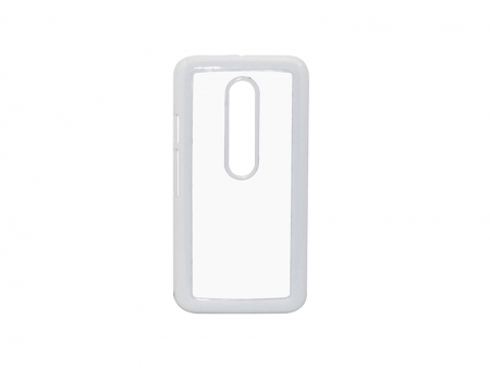 Carcasa Motorola MOTO G4 PLAY con inserción (Plástico,Blanco)