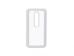 Carcasa Motorola MOTO G4 PLAY con inserción (Plástico,Blanco)