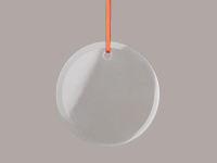 Sublimation 3" Glass Ornament (Circle)