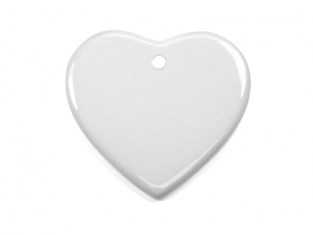 Sublimation 3&quot; Heart Ornament with Hole