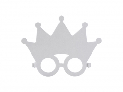 Sublimation Blank Felt Glasses (Crown)