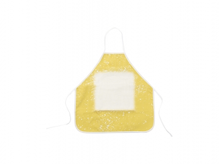 Sublimation Blanks Yellow Bleached Starry Linen Apron