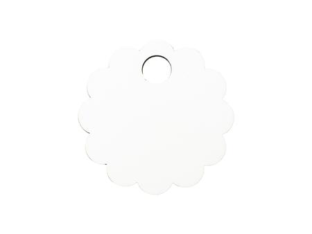 Sublimation Blanks Hardboard Name Tag (φ6.5*0.3cm,Lace RND Shape)