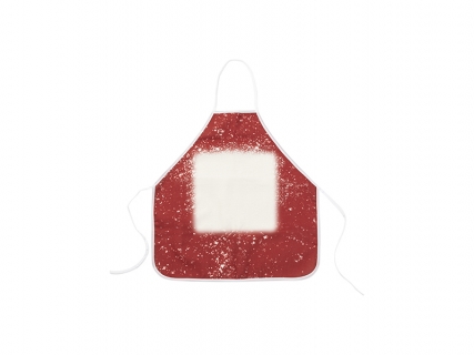 Sublimation Blanks Red Bleached Starry Linen Apron