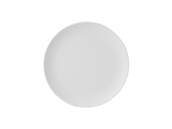Sublimation 6 in. White Plastic Plate