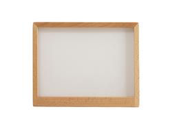 Marco de fotos de madera de haya de 8&quot; con insert acrílico