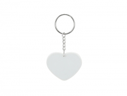 Sublimation Plastic Keychain(Heart)