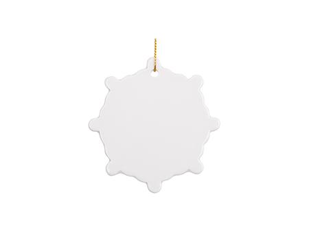 Sublimation 3&quot; Rudder-shape Ceramic Ornament