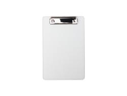 Portampapeles com Clip Metálico Couro PU (Branco, Tamanho A5)  