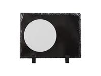 Slate with Sublimatable White Circle Patch (15*20cm/5.9"*7.9")