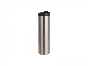 20oz/600ml Sublimation Blank Stainless Steel Flask(Silver)