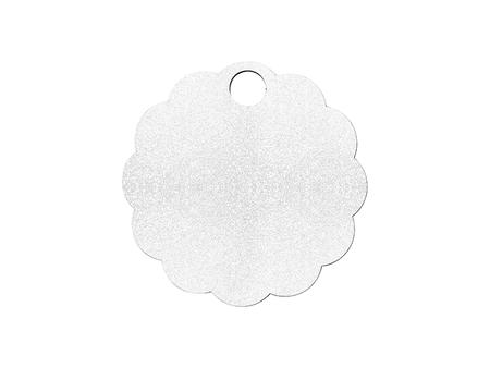 Sublimation Blanks HB Glitter Name Tag for 40oz Stanley Tumbler (8.2*8.2*0.3cm,Lace RND Shape)