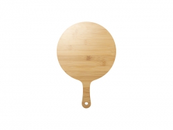 Sublimation Blank Round Bamboo Cutting Board with Handle