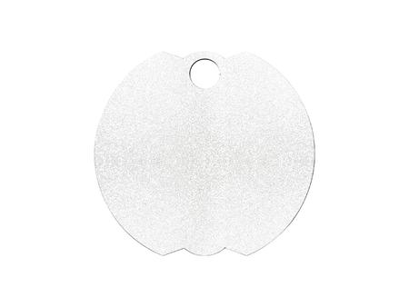 Sublimation Blanks HB Glitter Name Tag for 40oz Stanley Tumbler (8.8*8.2*0.3cm, Bud Shape)