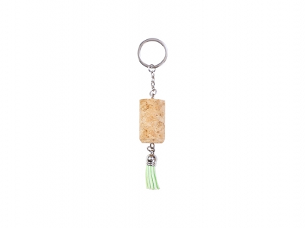 Engraving Blanks Cork Keychain(Barrel Shape)