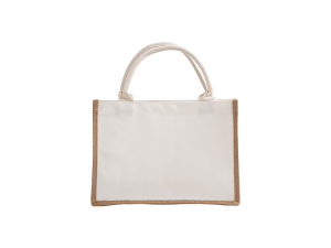 DTF Printable Blank Linen Tote Bag with Bleached Canvas