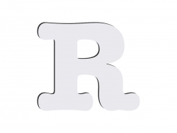 Letras HB Sublimación -R (10*10cm)