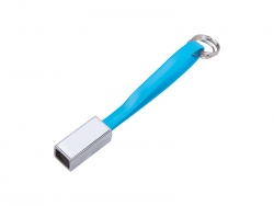 Sublimation Portable Data Cable Keychain (Small, Blue)