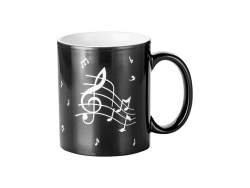 11oz Caneca Mágica Gravada (Música)