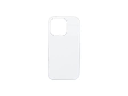 Sublimation Blanks iPhone 15 Pro Cover with insert (Rubber, White)