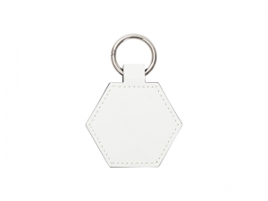 Sublimation Blanks PU Handbag Magnetic Hat Clip(6.7*9.3cm,hexagon)