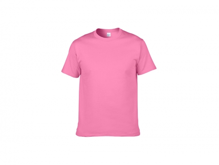 Sublimation Cotton T-Shirt-Medium Pink